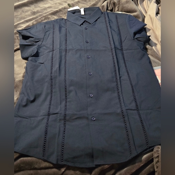 LETSEE Casual Button Down Beach Shirt #561, 562, 903 - Picture 2 of 12